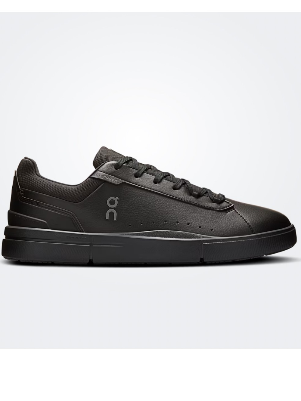 On Cloud THE ROGER Advantage black tennis shoes size 6.5